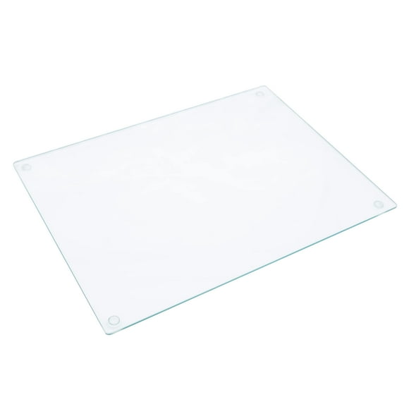 Tempered Glass Cutting Board, For Kitchen, Extremely Durable, Long-Standing, Clear Glass, Scratch Resistant, Heat Resistant, Shatterproof, Extra Large 12X16