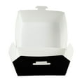 thumbnail image 6 of Bio Tek Black Paper Mini Burger Box - 2 3/4" x 2 3/4" x 2" - 100 count box, 6 of 10