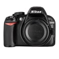 thumbnail image 2 of Nikon D3100 DSLR Camera Kit with 18-55mm VR Lens – Beginner-Friendly & Compact (25472) + Camera Bag + 64GB Memory Card + Flexible Tripod + Cleaning Kit + Hand Strap + Card Wallet + More, 2 of 7