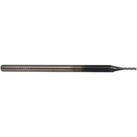 

Accupro 0.04 0.2 LOC 1/8 Shank Diam 2-1/2 OAL 3 Flute Solid Carbide Square End Mill Single End AlTiN Finish Spiral Flute 30° Helix Centercutting Series Miniature