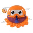 thumbnail image 3 of Pulpo de burbujas con música, pulpo de baño para bebé, juguete para niños (naranja) Sywqhk libre de BPA, 3 of 6