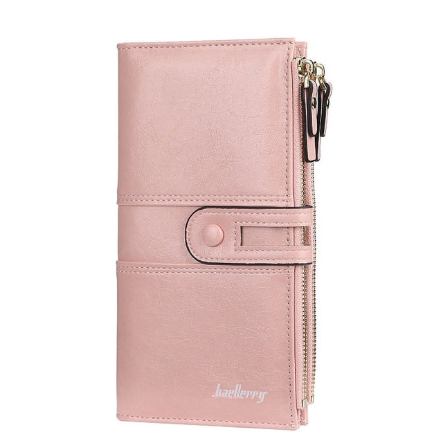 Portefeuille Femme Grande Capacité Boucle Fermeture Éclair Portefeuille Multi-Cartes à la Mode