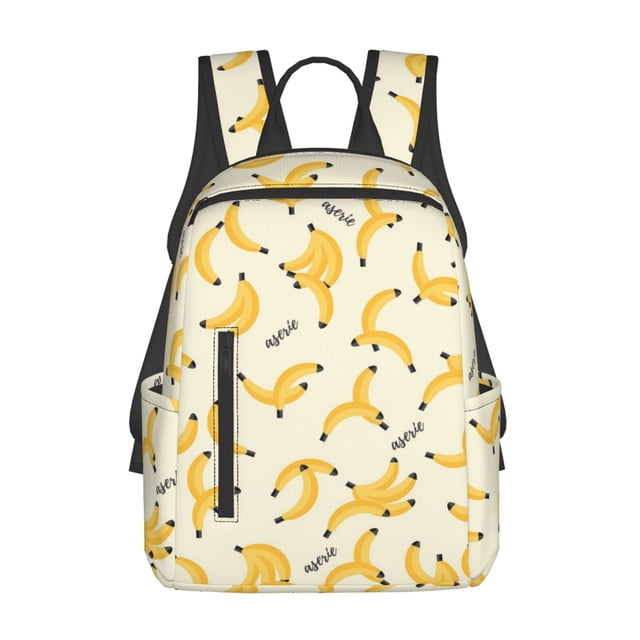 Disketp Banana Mochila Ligera e Impermeable, Mochila de Día Resistente para Viajes, Senderismo y Uso Diario para Hombre y Mujer