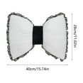 thumbnail image 3 of HomeKingdee Bow Shaped Pillow,Bow Throw Pillow,Soft Bowknot Lumbar Pillow,Cute lace Bow Pillow Bow Shaped Throw Pillow for Sofa,Bed,Home and Car Decor, 3 of 6