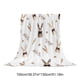 thumbnail image 3 of Manta con estampado de conejito y huevos de Pascua | Manta suave de poliéster para sofá cama | 130 x 90 cm, decoración navideña primaveral para habitación infantil y picnics al aire libre, 3 of 6