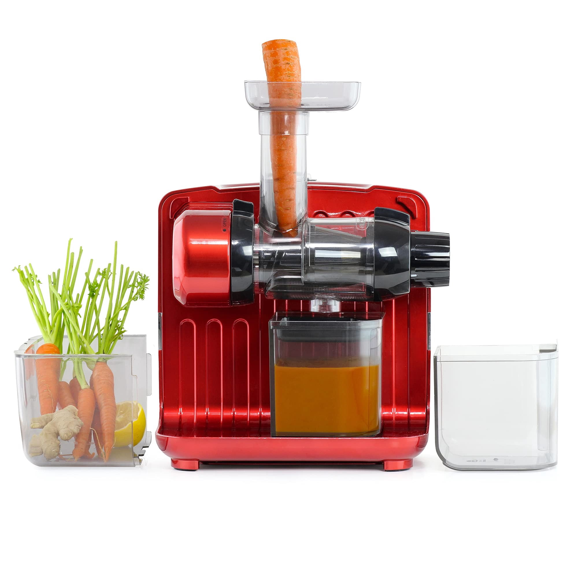 Omega Cold Press 365 Cube-Style Slow Juicer, Red