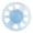 Transparent blue, variant on 8 Hole Hand Strengthener Soft Elastic Finger Grip Exerciser Physical Therapies Hand Exerciser for and Woman