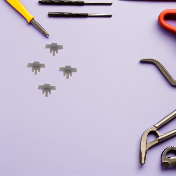 LOLIPPYY 50Pcs Cabinet Hinge Angle Limiter Clips Plastic for Precise Soft Close Door Positioning