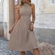 thumbnail image 2 of Vestido de Verano Casual Clásico Cuello Colgante Cintura Alta Vestido sin Mangas, Vestido de Verano de la Mujer, 2 of 9