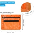 thumbnail image 2 of 2Pcs Pencil Pouch for 3 Rings Binder, 1inch Expandable Oxford Cloth Large Capacity Zipper Binder Pouch Pencil Case for Office Home, 10.1*7.5*1.6inch, 2 of 5