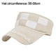 thumbnail image 2 of 2 piezas de visera deportiva para hombre y mujer, gorra de béisbol con parte superior hueca ajustable, gorra de algodón, 2 of 5