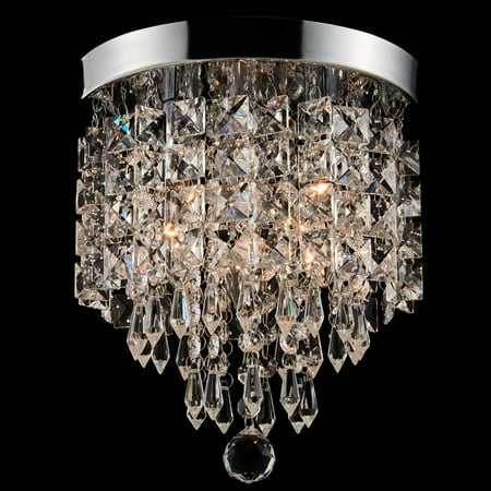 

Bestco 3-Light Pendant Ceiling Lamp Crystal Ball Fixture Light Chandelier Flush Mount Lighting