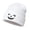 A White, variant on Nmnitkp Halloween Pumpkin Embroidered Beanie Hat Unisex Winter Knit Cuffed Cap Warm Skull Hat for Halloween Party Daily Outdoor Holiday Photo Props