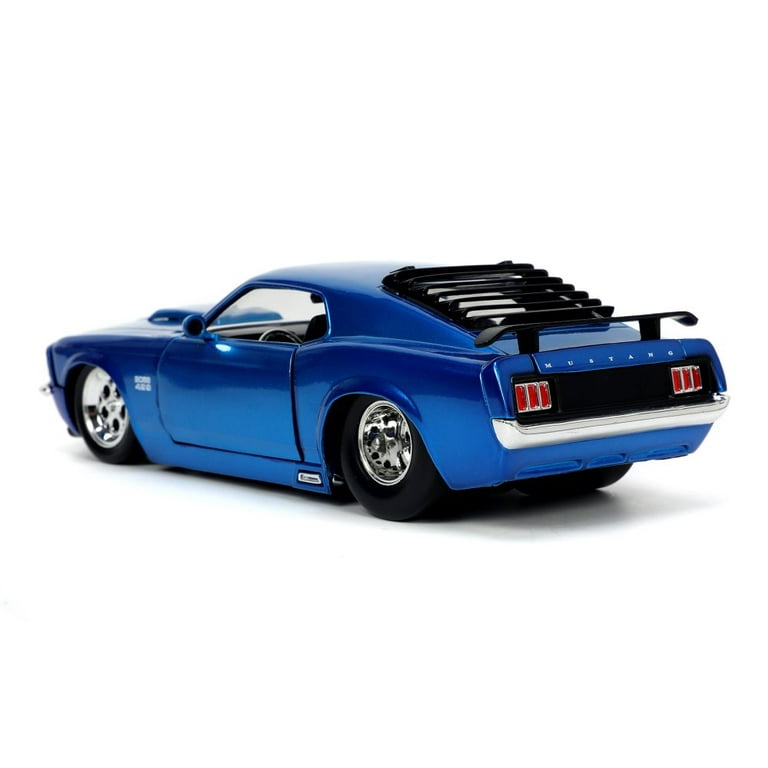 1970 Ford Mustang Boss 429, Blue - Jada Toys 33043 - 1/24 1970 Ford Mustang Boss 429, Blue - Jada Toys 33043 - 1/24