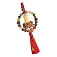 thumbnail image 3 of AMLESO Buddha Statue Car Pendant Dangling Ornament, Wood Gift ,Automotive Accessories, Auto Interior Dangle Rear View Mirror Pendant, 3 of 10