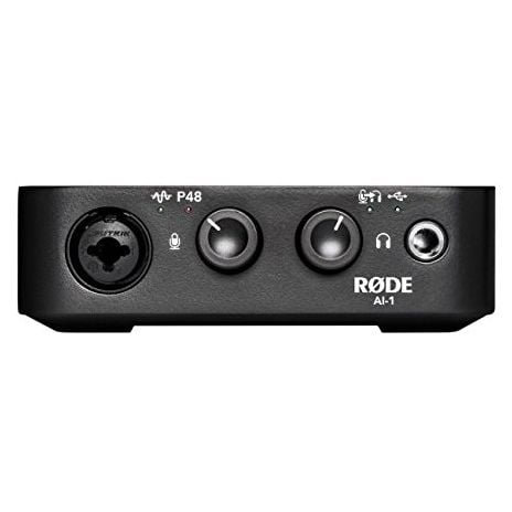 Interfaz de audio de canal Ai-1 USB Audio Interface con entrada combinada XLR / instrumento RODE Interfaz de Audio Ai-1 USB con entrada XLR