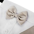 thumbnail image 6 of Comfortable Gentleman Scarf Formal Collar Bowknot Accessories Adjustable Dress-up Pet Neck Tie Costume for Puppy Dog Bow Tie Dog Tuxedo BLACK STRIPE L, 6 of 8