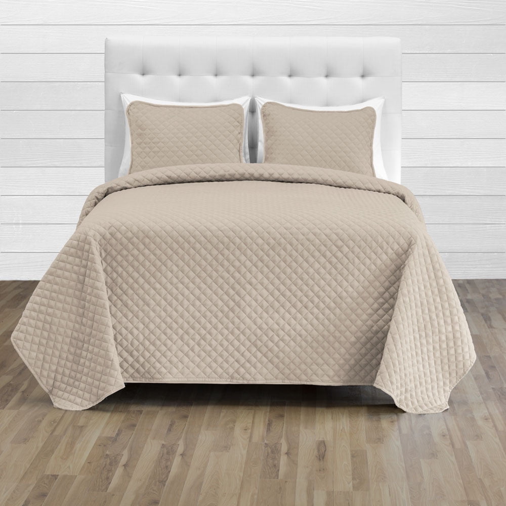 Bare Home 8 Piece Split King Coverlet Set + Microfiber Sheet Set