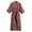A-Black230, variant on Women's Geometric Print Bathrobe Short Sleeve Open Front Bedtime Sleep Robe