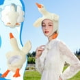 thumbnail image 3 of Penmahua Cosplay Hat Big White Goose Hat For Outdoor Costume Party Fun Headwear Cotton Material, 3 of 9