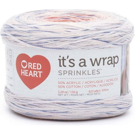 UPC: 0073650042096 | Red Heart Acrylic Cotton Blend Peach Cobbler Yarn 623 yd