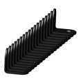 thumbnail image 4 of Soporte de esquina Soporte en L Soporte de esquina Soportes de acero inoxidable Soportes de ángulo pequeño Soportes de hierro metálico Soportes para madera (Negro_1x1x0.6inch_20pcs), 4 of 7