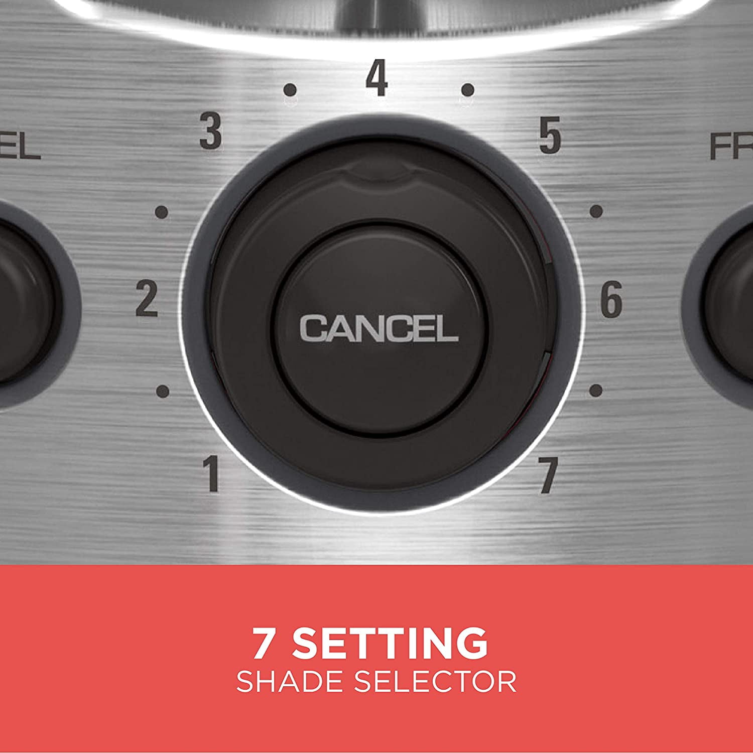 4-Slice Toaster, Extra Wide Slots, 7 Shade Settings, 1400 Watts, Frozen and Bagel Buttons, Toast Shade Selector, Extra Lift