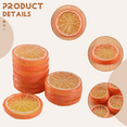 thumbnail image 4 of 10 Pcs Fake Lemon Artificial Fruit Highly Simulation Lifelike Model for Home Party Decoration Orange, 4 of 8