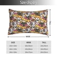 thumbnail image 2 of Fotbe Cute Cat Funda de Almohada Decorativa Estilo Occidental, Lujo en Algodón, Fundas para Almohadas King, Cojín Estampado para Decoración del Hogar-14"x20", 2 of 6