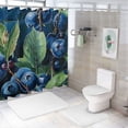 thumbnail image 7 of ARISTURING Blueberries Leaves Branch Shower Curtain for Bathroom Decoration Durable and Washable Shower Curtain with Hooks 69x72, 7 of 7