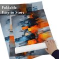 thumbnail image 6 of Blue Burnt Orange Placemats Set of 8,Cotton Linen Fabric Place Mats,Modern Oil Painting Geometric Abstract Washable Decorative Table Mats Protector for Home Kitchen Dining Wedding Party Coffee Tables, 6 of 9