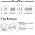 thumbnail image 2 of LEEYNEER Christmas Bra for Women Underwear Corselet Waistcoat Women Fashion Ventilate Underwear No Underwire Plus Size Together Traceless Everyday Bras, 2 of 2