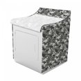 thumbnail image 2 of Camouflage Washer Cover, Monochrome Attire Pattern Camouflage Inside Vegetation Fashion Design Print, Waterproof Dustproof Decorative Fabric, 29" x 28" x 40", Grey Coconut, by Ambesonne, 2 of 3