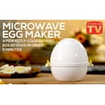 thumbnail image 2 of EGGPOD Egg Cooker 2Pcs Wireless Microwave Hardboiled Egg Maker Egg Boiler & Steamer Perfectly Cooked Hard boiled Eggs in Under 10 minutes As Seen On TV, 2 of 6