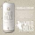 thumbnail image 2 of Vanilla Cream - Wild Bill's Premium Craft Soda, Made w/ Pure Cane Sugar (4-Pack Carton, 12oz Cans), 2 of 8