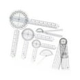 thumbnail image 3 of Medical Angle Ruler, Robust Wear Resistant 6PCS Medical Goniometer Set  for Hospital, 3 of 8
