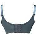 thumbnail image 3 of BIMEI Women Mastectomy Bra Breast Prosthesis with Pockets Wirefree Comfort Everyday Bra H24,Blue,38A/B/C, 3 of 7