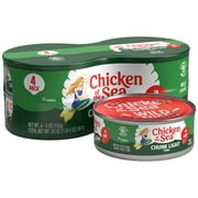 Chicken of the Sea Chunk Light Tuna in Oil, 5 oz, 4 Cans
