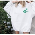 thumbnail image 2 of DAISY SMILEY FACE Graphic Unisex Fleece Hooded Sweatshirt, 2 of 8