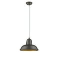 thumbnail image 4 of RADIANCE Goods Industrial-Style 1 Light Rubbed Bronze Ceiling Mini Pendant 10" Wide, 4 of 5