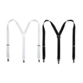thumbnail image 3 of CTM  Elastic Clip End Premium Solid Suspenders (Men Big & Tall), 3 of 4