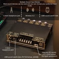 thumbnail image 4 of Placa Amplificadora De Potencia, 2.1 Canales AUX USB 5.2 Placa Amplificadora Terminales De Cerca 12-24V Para Altavoces Pasivos De 50-300W, 4 of 7