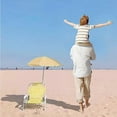 thumbnail image 3 of Chaises de Plage Pliantes pour Enfants avec Parasol, Fauteuil Inclinable de Jardin Multifonctionnel, 3 of 5
