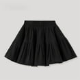 thumbnail image 2 of Posijego Girls Corduroy Skirt Elastic Waist Ruffled Tiered Pleated Flared A-Line Skirt Little Girl Uniform Skirts, 2 of 5