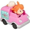 thumbnail image 5 of CoComelon Cars Toy 3 Pack - JJ, Tomtom & YoYo with School Bus, Fire Truck & Ice Cream Truck - Ages 2+, 5 of 5