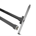 thumbnail image 1 of Cable Deflector USB3.1 de 19 Pines/TYPE-E una TYPE-C Chasis Madre Frontal C Bit PCI 10 Gbps Cable Plano Corto de 80 Cm, 1 of 5