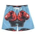 thumbnail image 2 of Boxing Gloves Boys Swim Trunks Boardshorts Swimsuit Quick Dry Board Shorts Bathing Suit 2-12T, 2 of 8