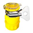 thumbnail image 1 of Durable Universal Water Faucet Adapter, Plastic Hose Fitting with Quick Connect Design, Multi-functional for Garden Hoses & Faucet Outlets, Fits 15-21MM Diameter, Yellow/Green, 1 of 8