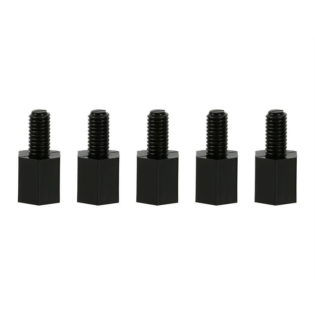 Nylon Hex Spacers Nylon Female Spacer Nylon Hex Spacers Standoffs Nylon Male‑ 100pcs M2 M3 M4 Plastic Nylon Hex Male Female Female Spacer Round Head Screw Nut ANGGREK Nylon Hex Spacers Standoffs