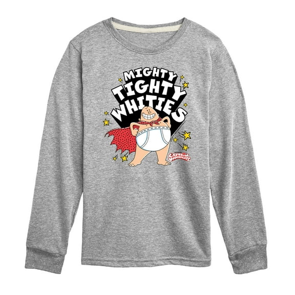 Captain Underpants - Mighty Tighty Whities - Toddler & Youth Long Sleeve Graphic T-Shirt
